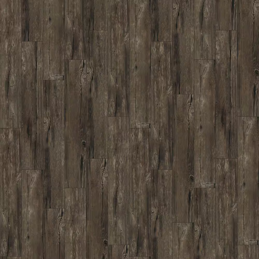 TrafficMASTER Walnut Ember Grey 6 In. X 36 In. Peel And Stick Vinyl Plank (36