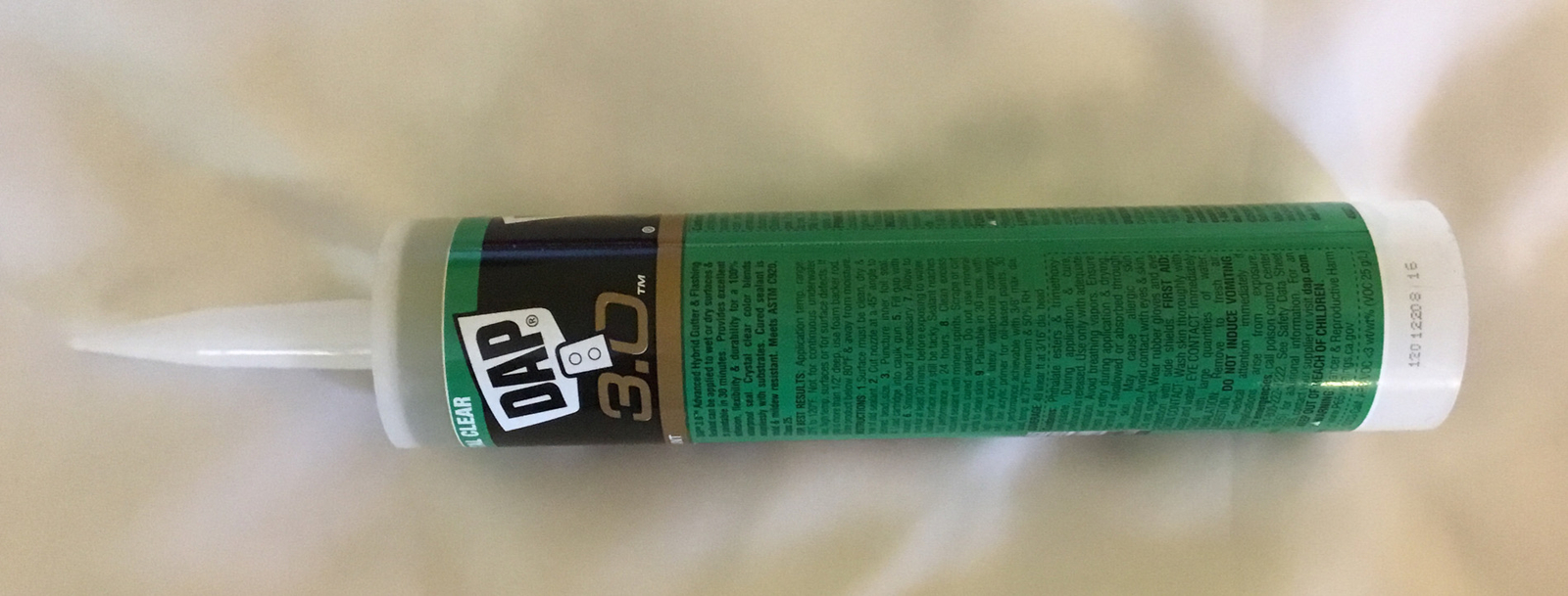 Tec Accu color Sanded Siliconized Acrylic Latex Caulk Sterling-S 933 new GRAY
