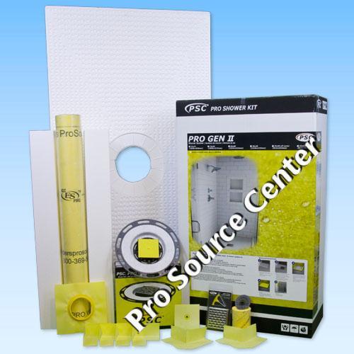 PSC Gen II Waterproofing Shower kit 60″ x 60″ Center Drain Similar to Kerdi