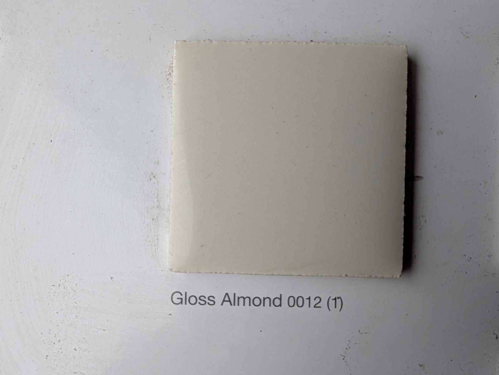 2 pcs NEW American Olean Gloss Almond #12 A3602 Ceramic Tile MUD BULLNOSE 6X6″