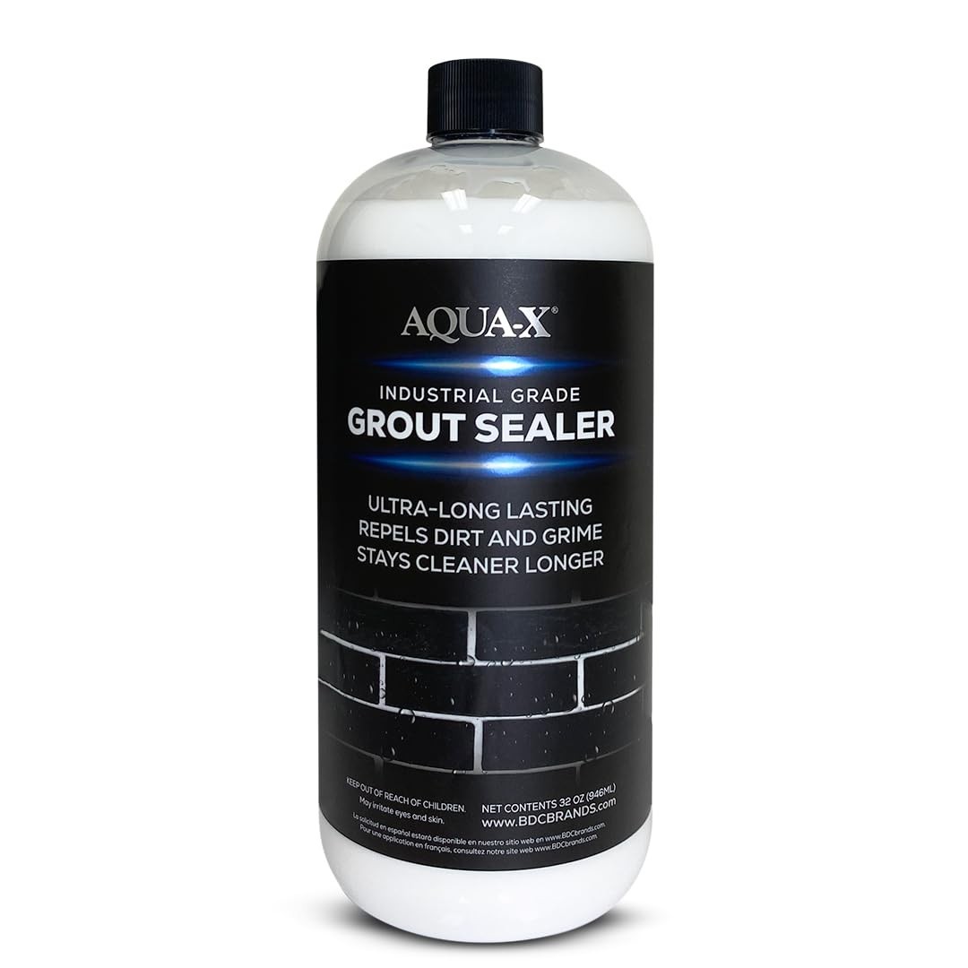 Professional Grout Sealer 1 Qt – Fast-Drying Impregnator for Shower Tile & Backs