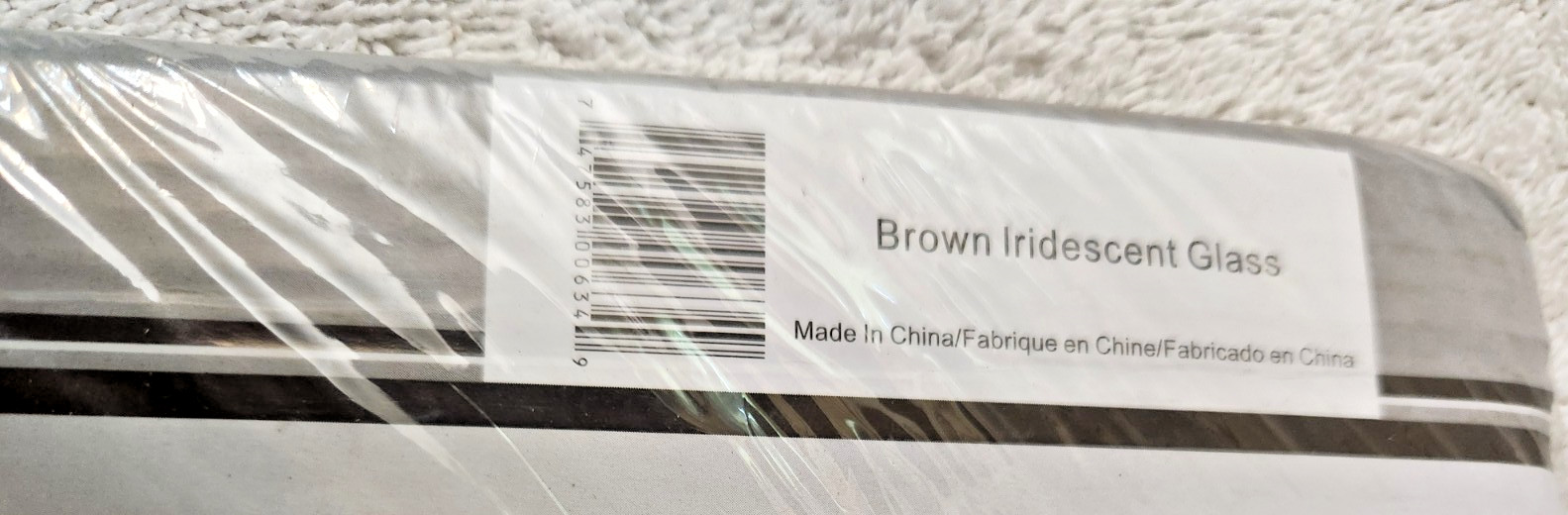 Premium Mosaics Brown Iridescent Glass 12 x 12 -3/4″ squares
