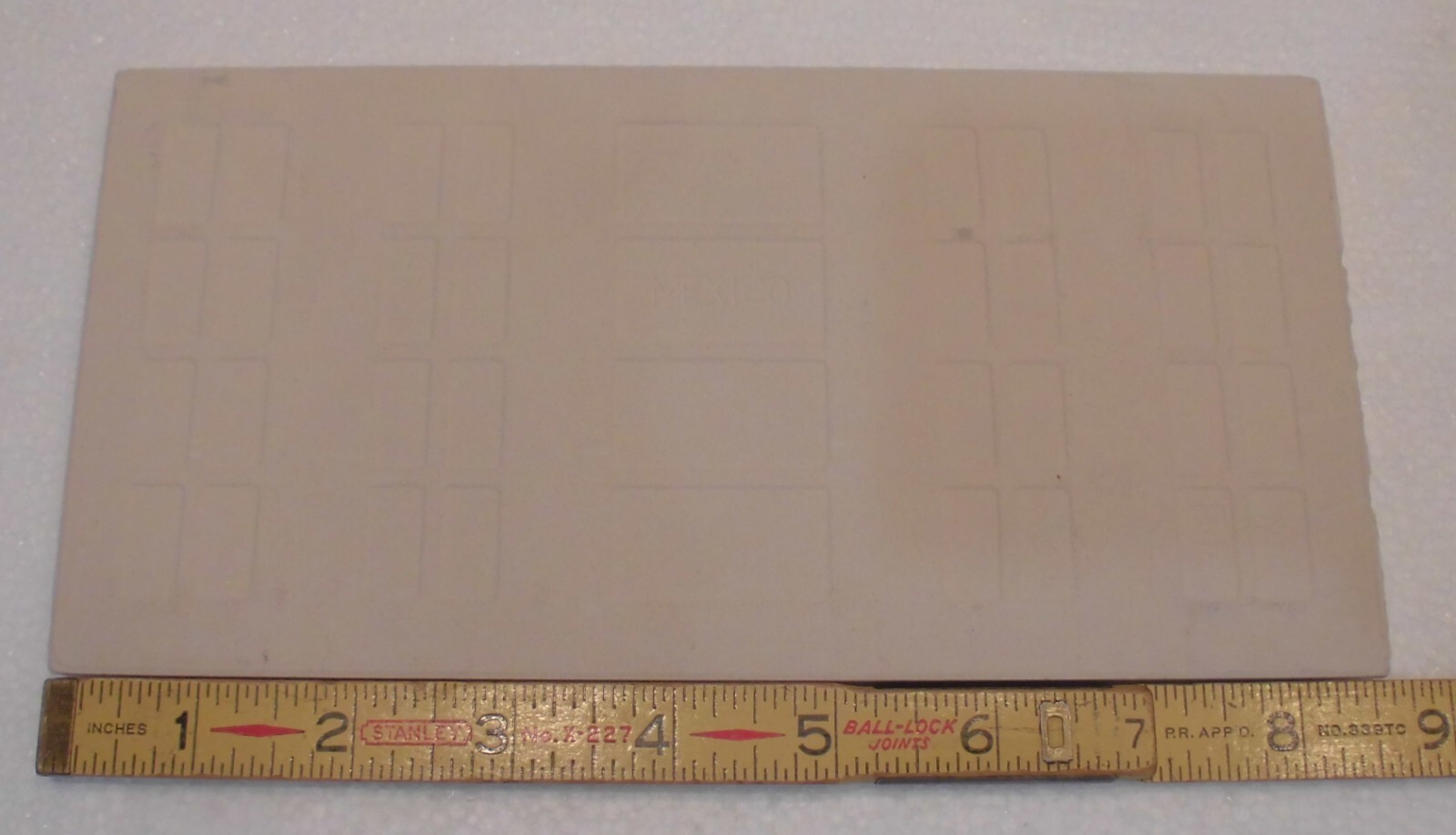 1 pc. Arctic White: 4-1/4″ X 8-9/16″ Matte Ceramic Tile by Daltile #0798, NEW