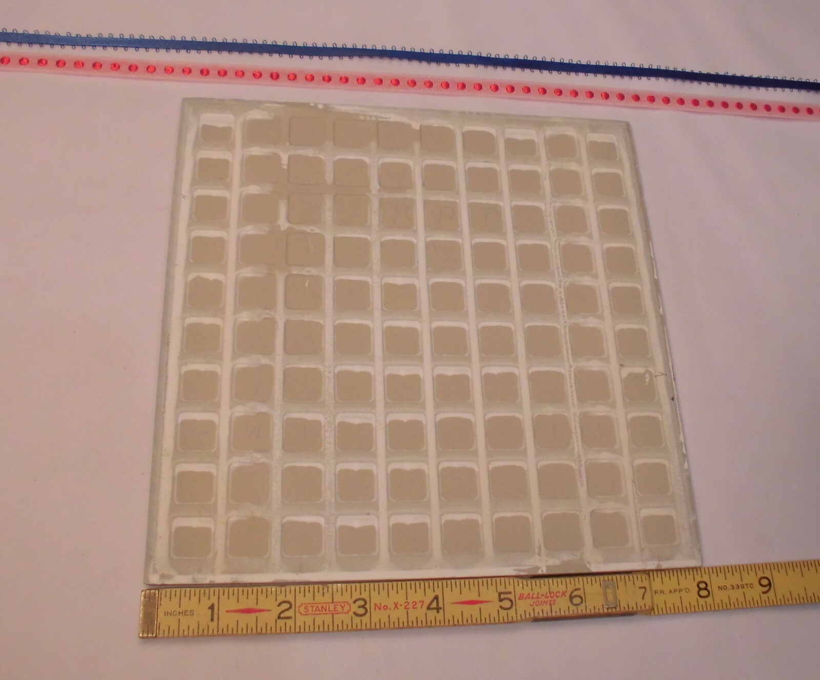 1 pc. *Regale Blue* Ceramic / Porcelain Floor; 8″ X 8″ Textured by KPT Co. NEW