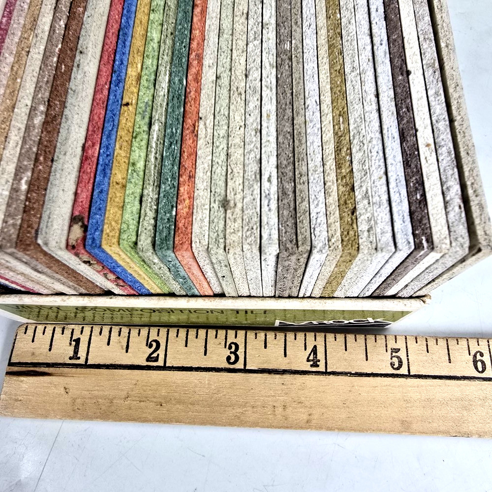 37 Azrock Vinyl Composition Tile 3 x 3 Inch Sample Set 37 1984 Type IV SS-T-312