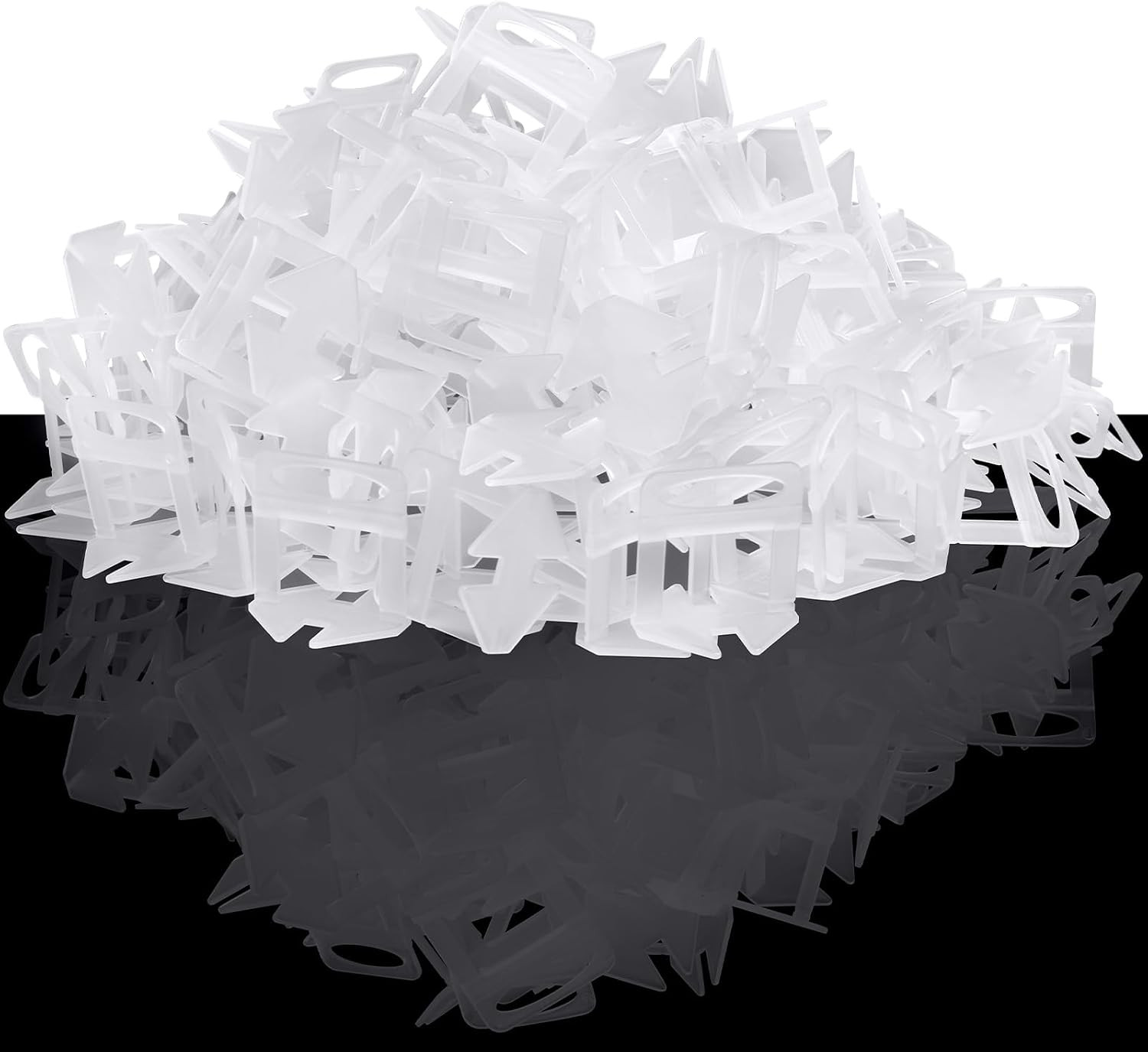 Tile Leveling System, 2000-Piece 1/8″ Tile Spacers Clips Tile Tools, Tile Instal