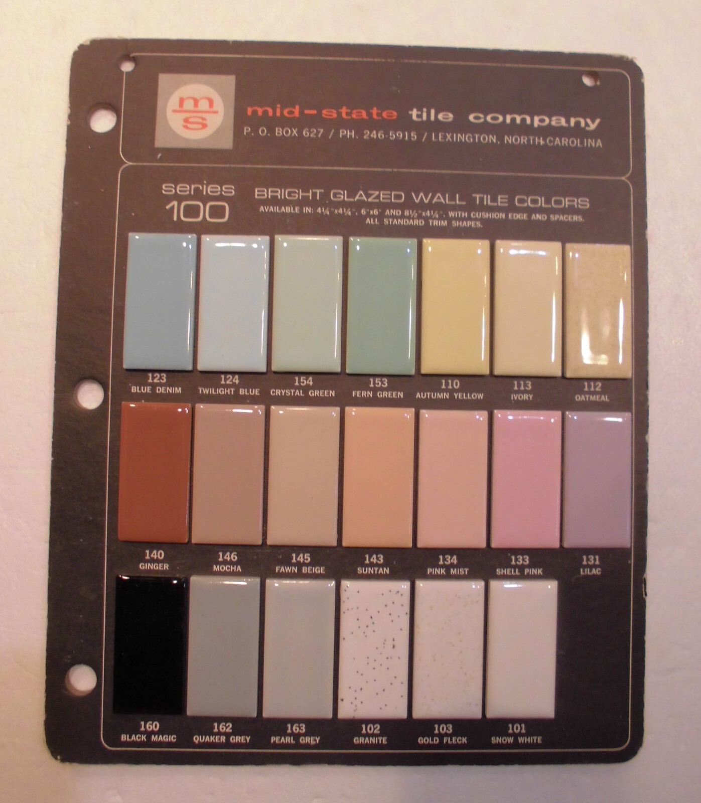 1 pc. Shell Pink: 4” X 6” Glossy Ceramic Cove Base Tile by Mid-State: Flat Top