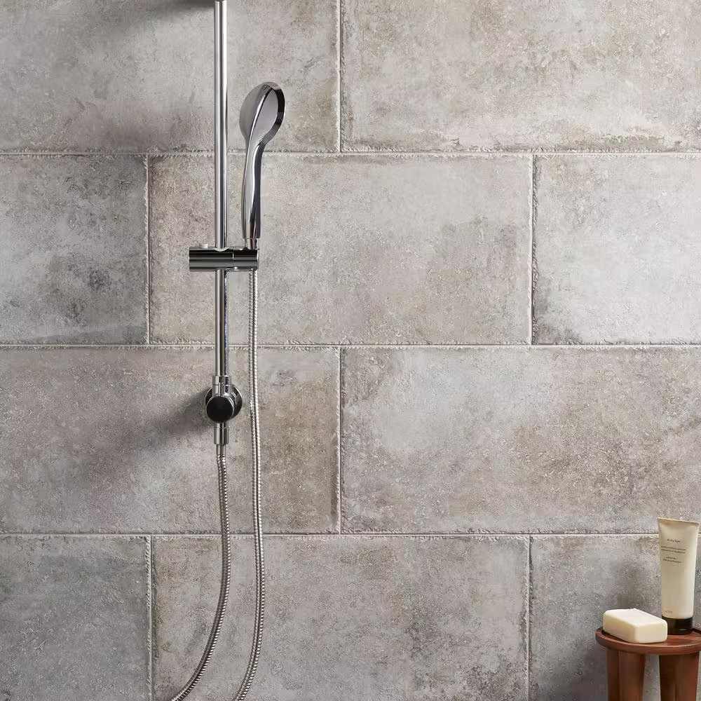 Granada Efeso 12 In. X 24 in 9.5Mm Natural Porcelain Floor and Wall Tile (6-Piec