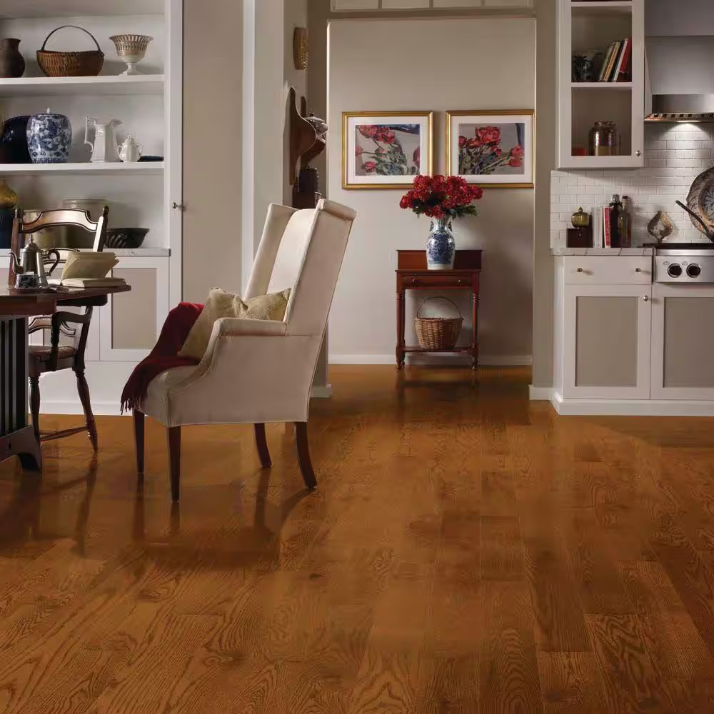 American Home Gunstock Oak 3/4 In. T X 5 In. W Smooth Solid Hardwood Flooring (2