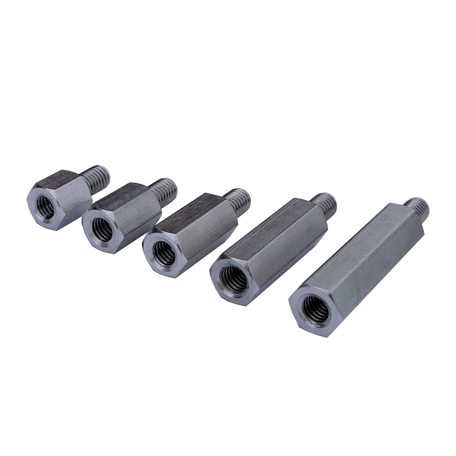 10 Pcs Stainless Steel Single Head Stud 10mm, 15mm, 20mm, 30mm, 40mm, Silver