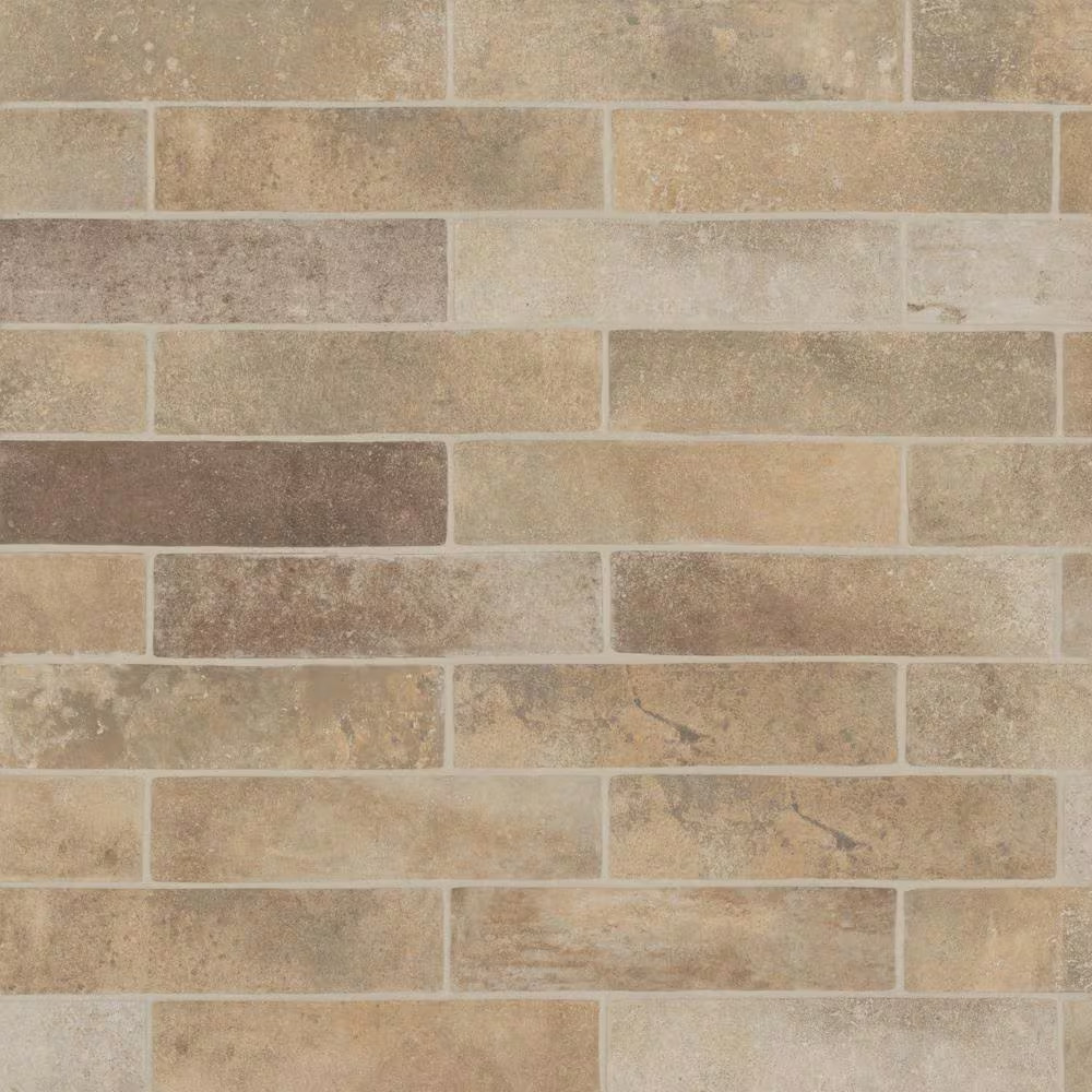Montana Rectangular 2 In. X 10 In. Matte Flathead Porcelain Tile (6.24 Sq. Ft./C
