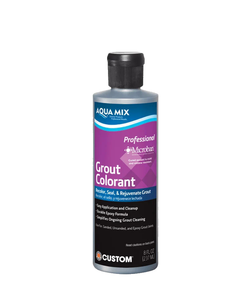 8fl Oz Aqua Mix Professional Microban Recolor Seal Grout – Urban Putty Color