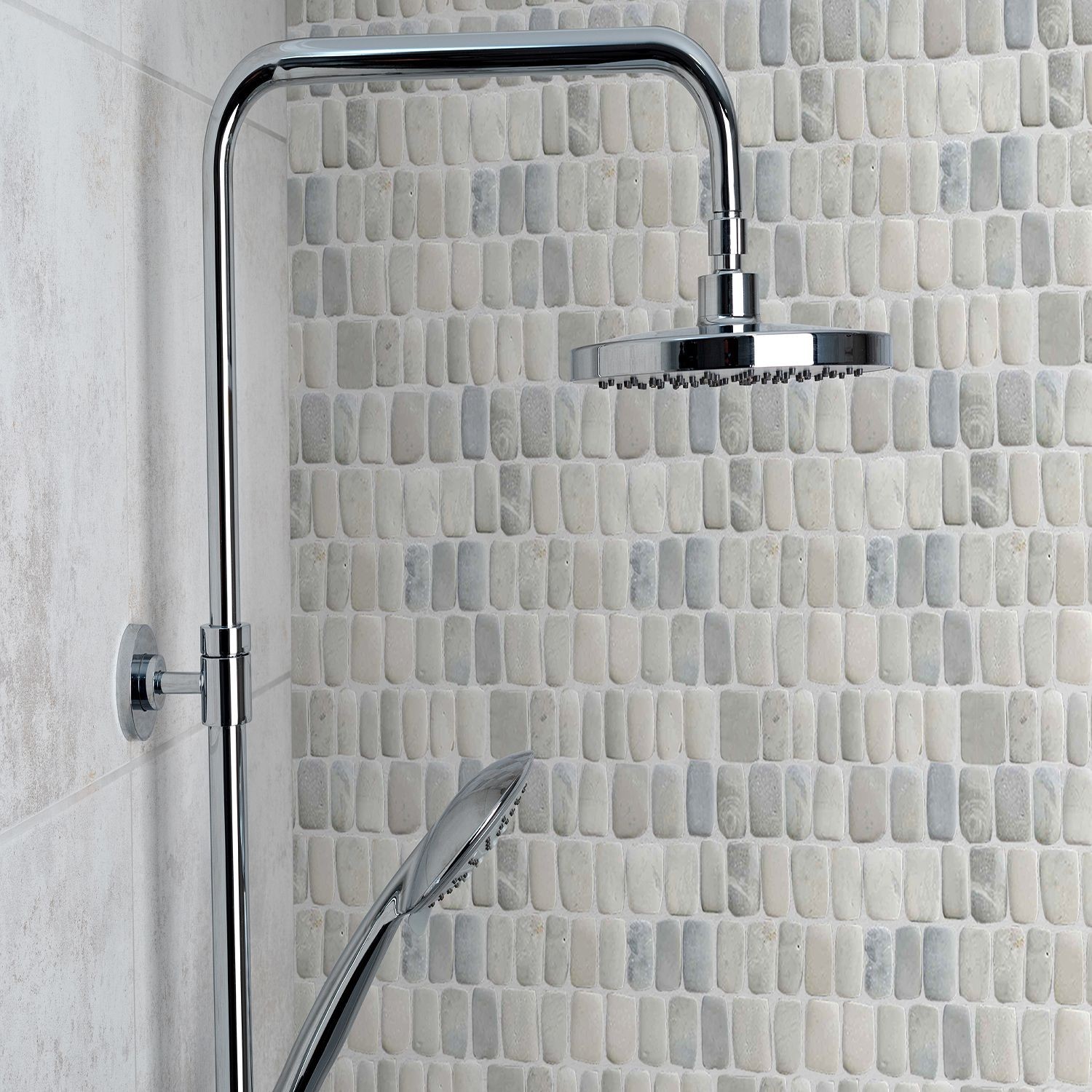 Canine Grey Natural Stone Mosaic Wall & Floor Tile ($16.8/SqFt)