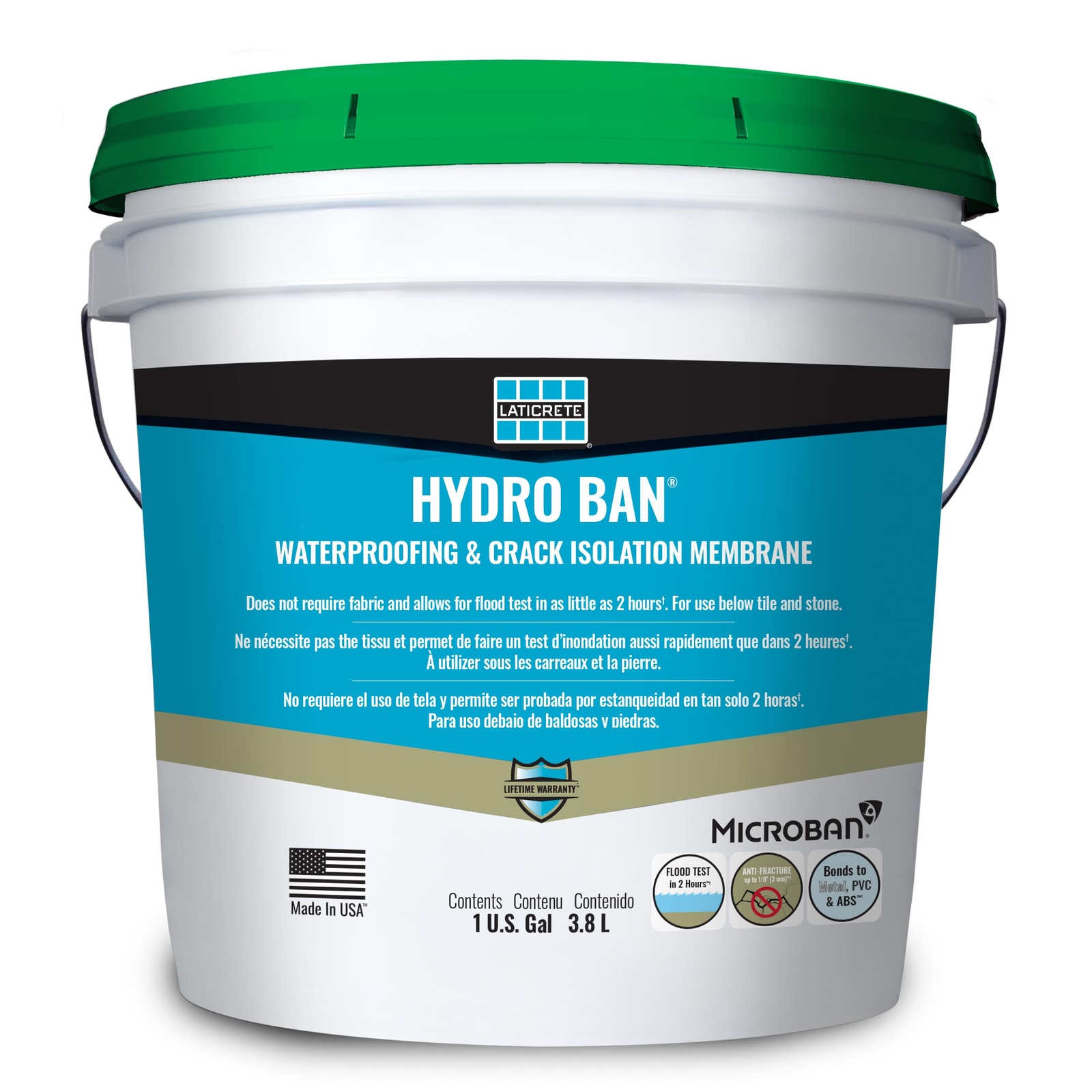1 Gallon HYDRO BAN Waterproofing Sealant Flexible Seamless Membrane