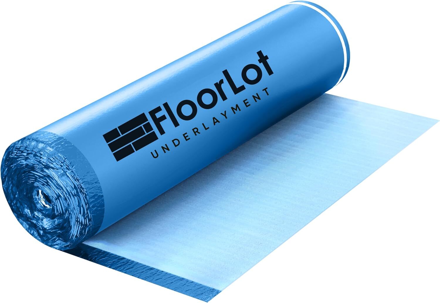 Blue 200 sq ft Extra Thick Foam Underlayment for Laminate Hardwood Flooring