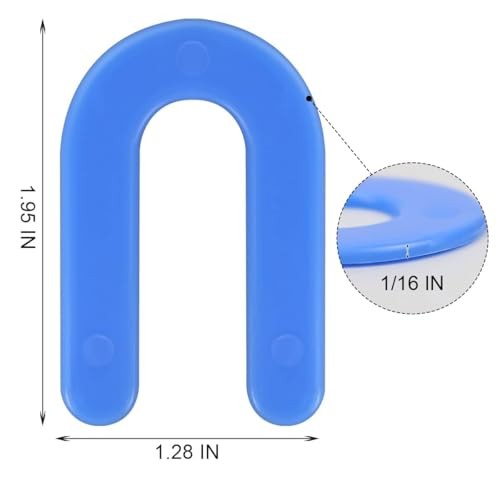 Tile Leveling System Tile Spacers 1/16 Inch, 300 pieces 1/16*300 Blue