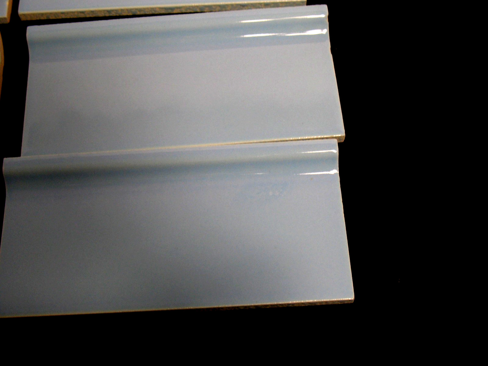 WENCZEL COVE BASE TILE LIGHT BLUE 6×3 inches IMPERFECT LOT OF 10 CRAFTS MOSAICS