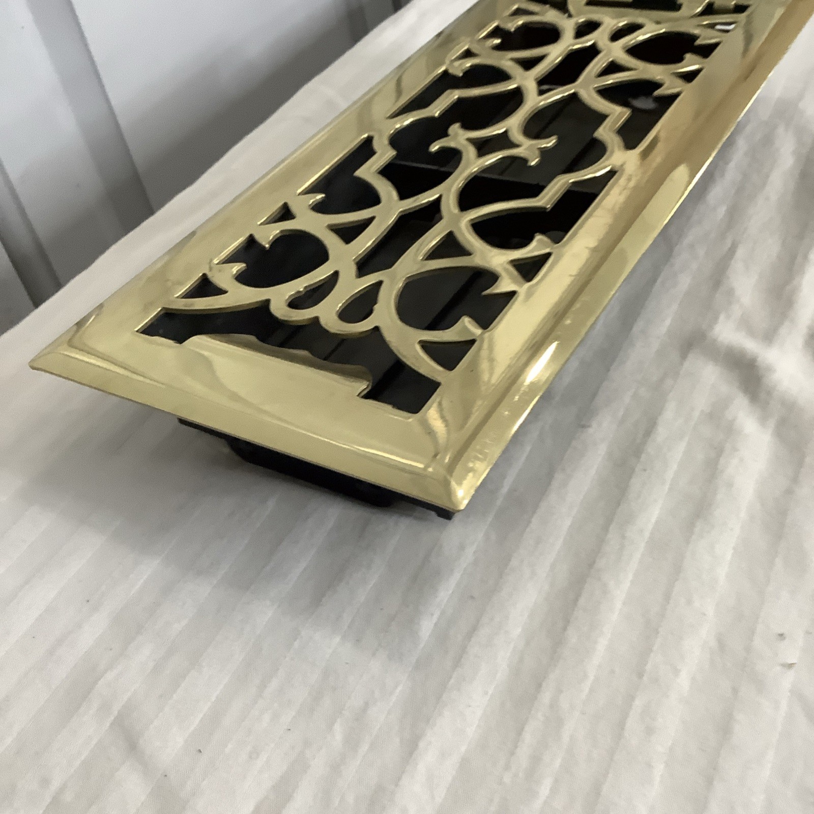 Brass Elegans Decorative Floor Registrar 5.5” x 11.5” Polished Brass Floor