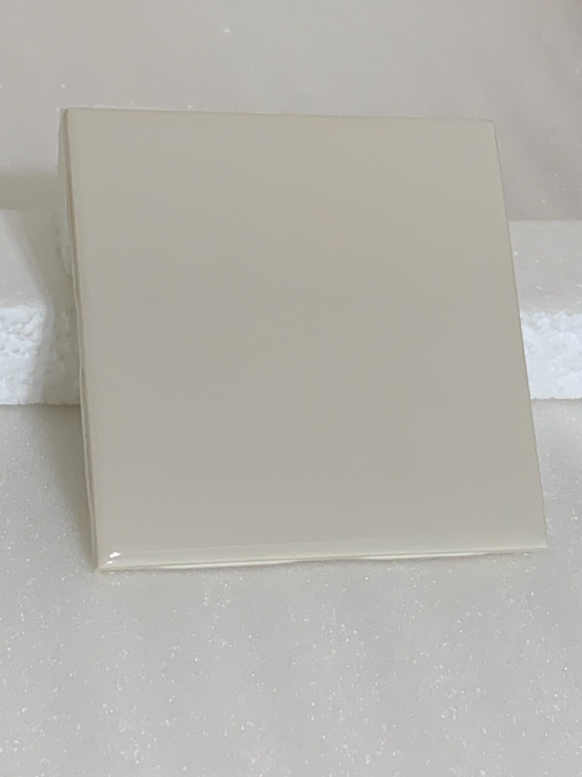 New Vintage Florida Ceramic Tile Almond #35 Gloss 4 3/8″ x 4 3/8″