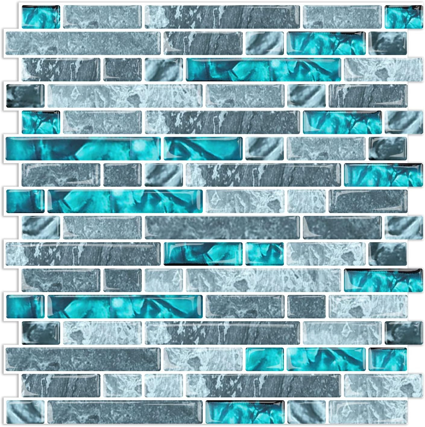 Thicker Design Peel and Stick, Self Adhesive Stick on Tile Backsplash for Kitche