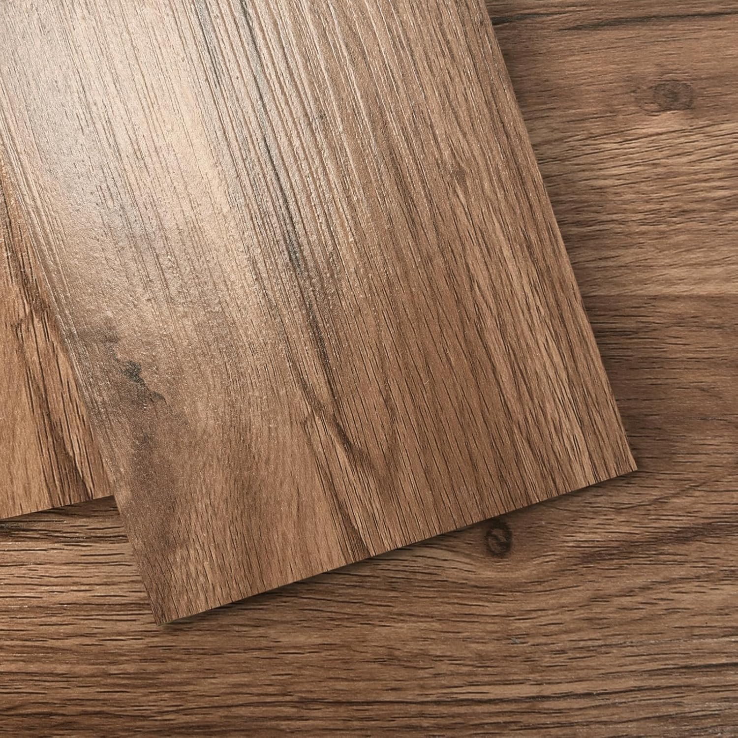 36-Pack 54 Sq.ft Peel and Stick Floor Tiles Vinyl Plank Flooring Wood Look, A…