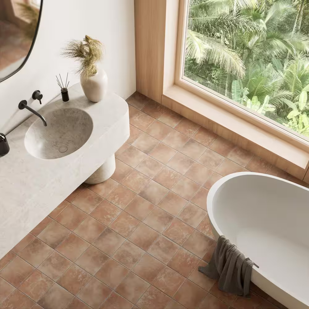 Americana Boston East 8-3/4 In. X 8-3/4 In. Porcelain Floor and Wall Tile (11.0