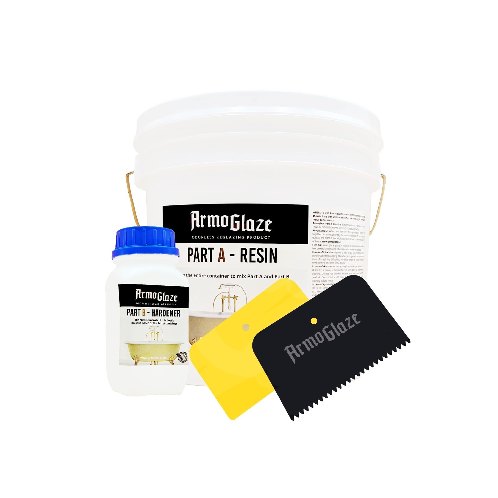 Odorless Bathtub Refinishing Kit – Durable, Self-Leveling Epoxy for DIY Re