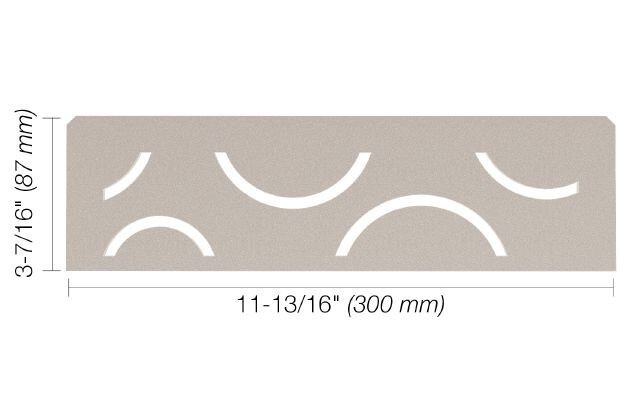 Schluter SHELF-N – Curve Design – Greige – SNS1D6TSBG