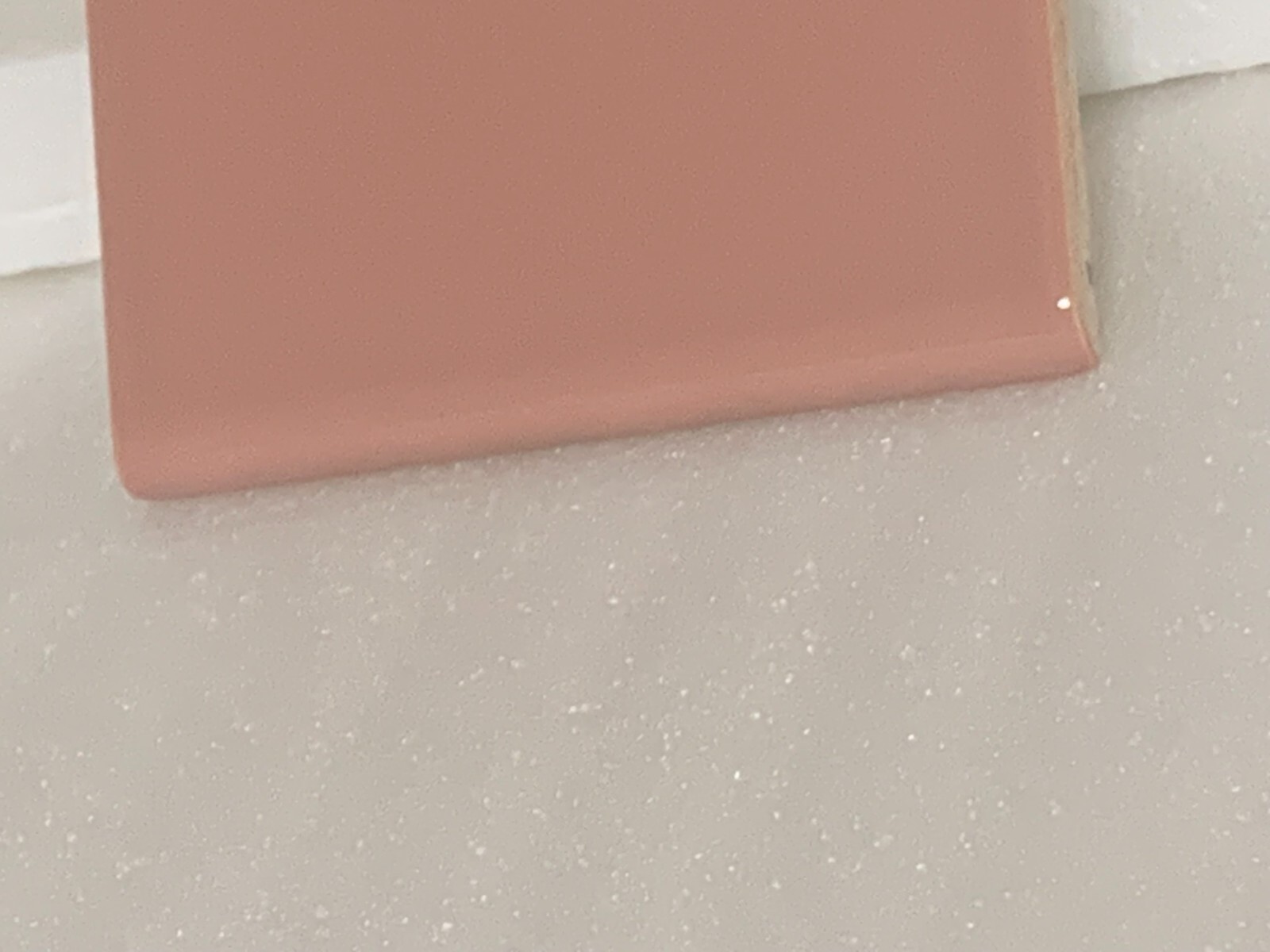 New Vintage Florida Ceramic 4 3/8″ X 4 3/8″ Bermuda Coral Stone Bullnose Gloss
