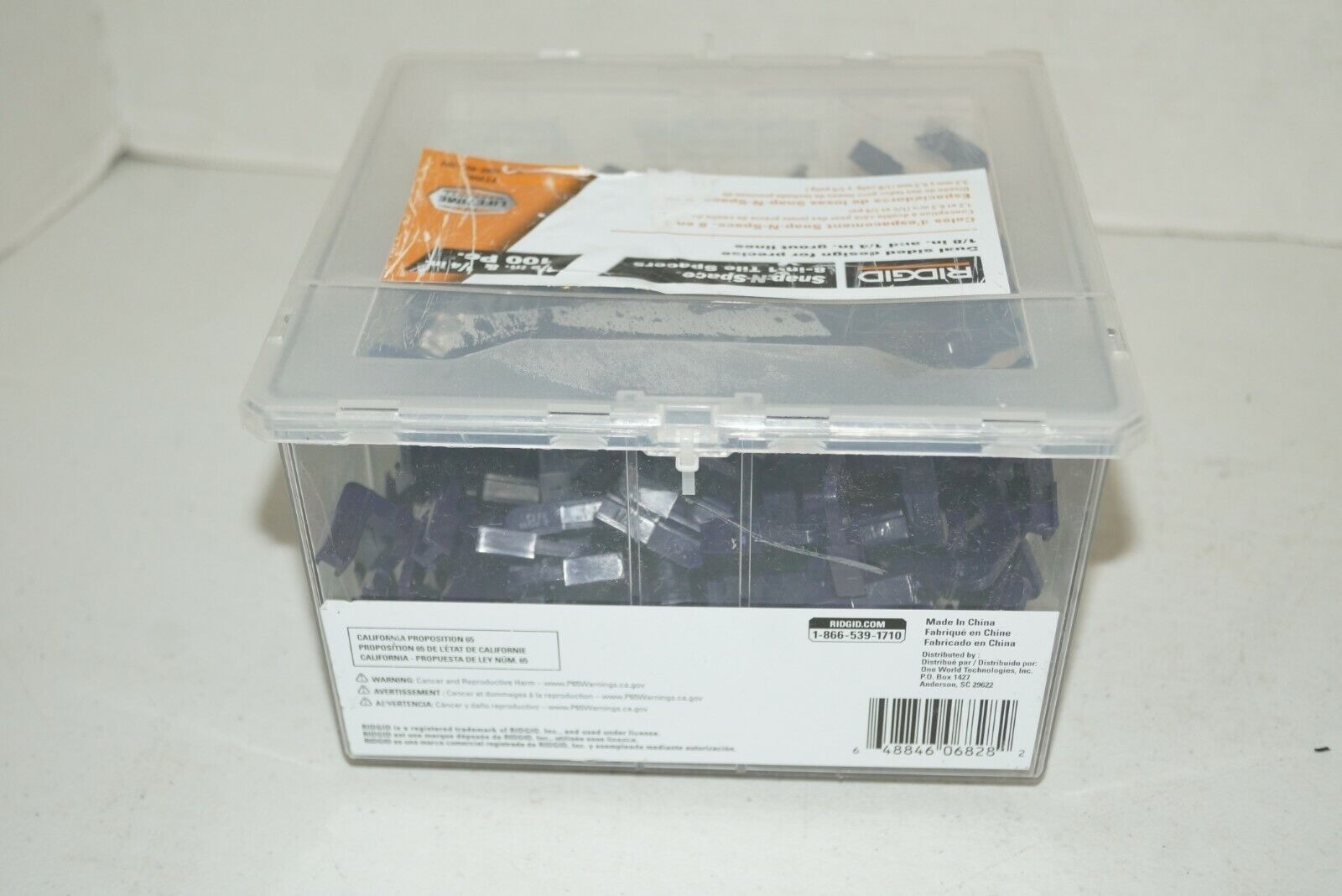 Ridgid NEW Tile Spacers 1/8 inch & 1/4 inch Model# FT3507 (100 Piece)