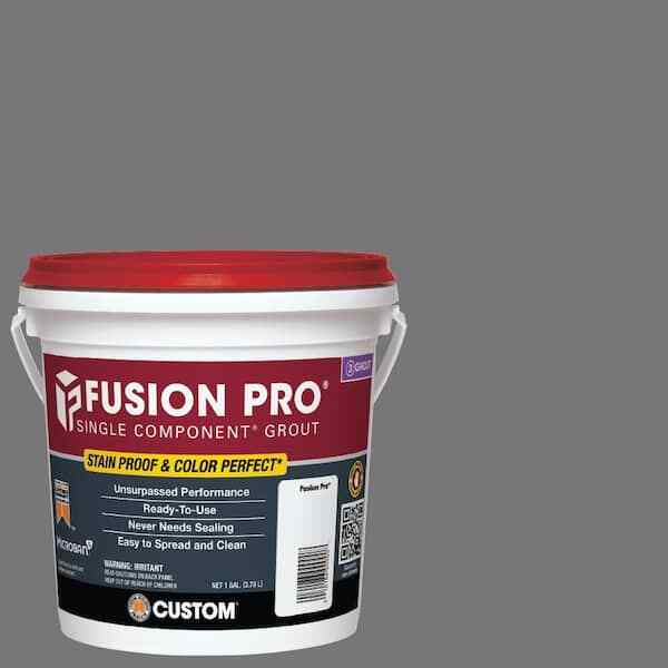 Fusion Pro 1 gal Single Component Stain Proof Grout – White Bone Pewter Platinum