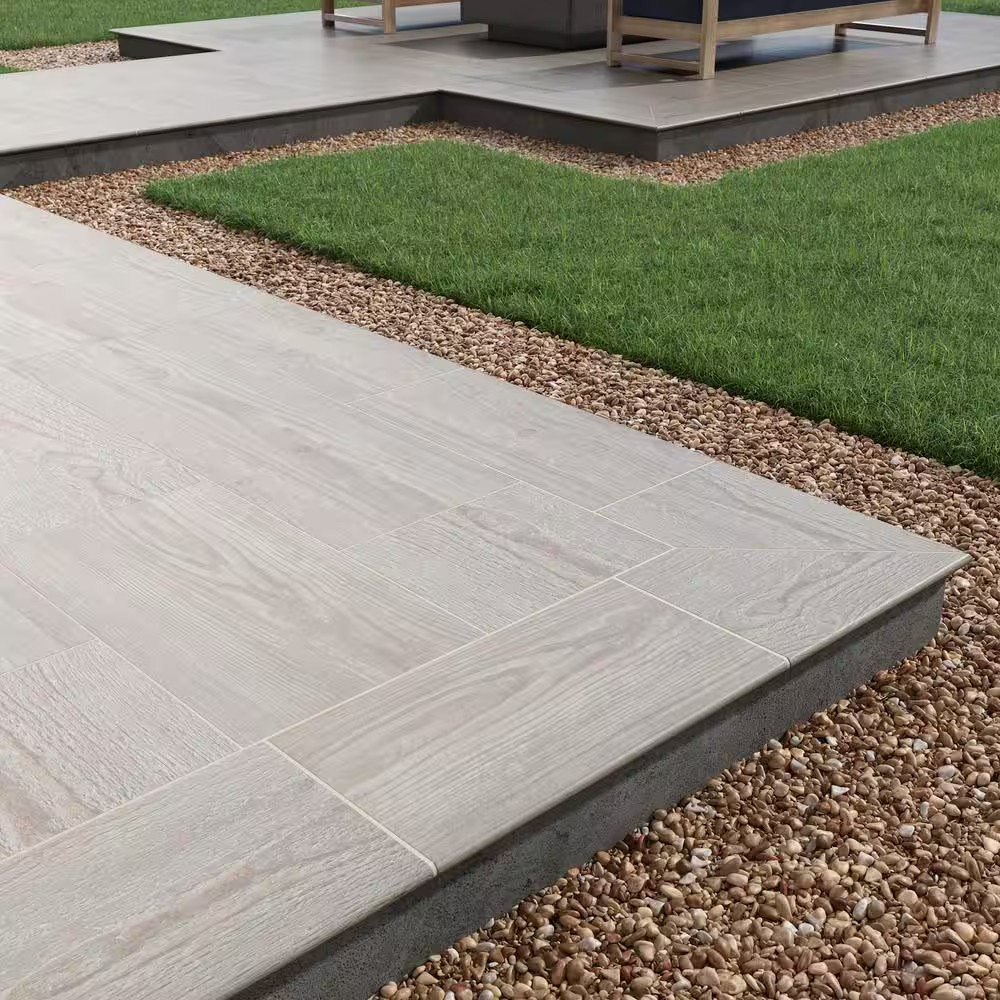 Caldera Grigia 2 Cm. X 16 In. X 47 In. Matte Porcelain Wood Look Paver Tile (10.