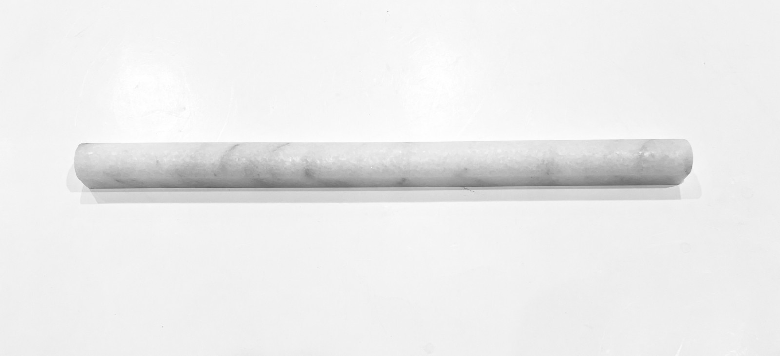 3/4″X12″ Carrara Marble ChairRail Pencil Molding Liner Wall Tile Trim Piece