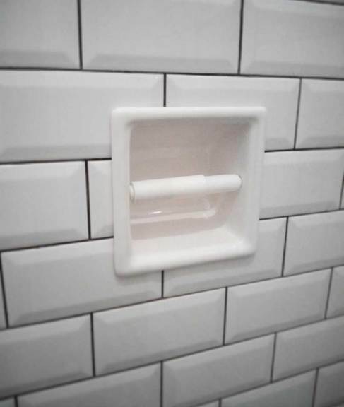 Porcelain Recessed Standard Tissue Holder ALL COLORS Made in the US