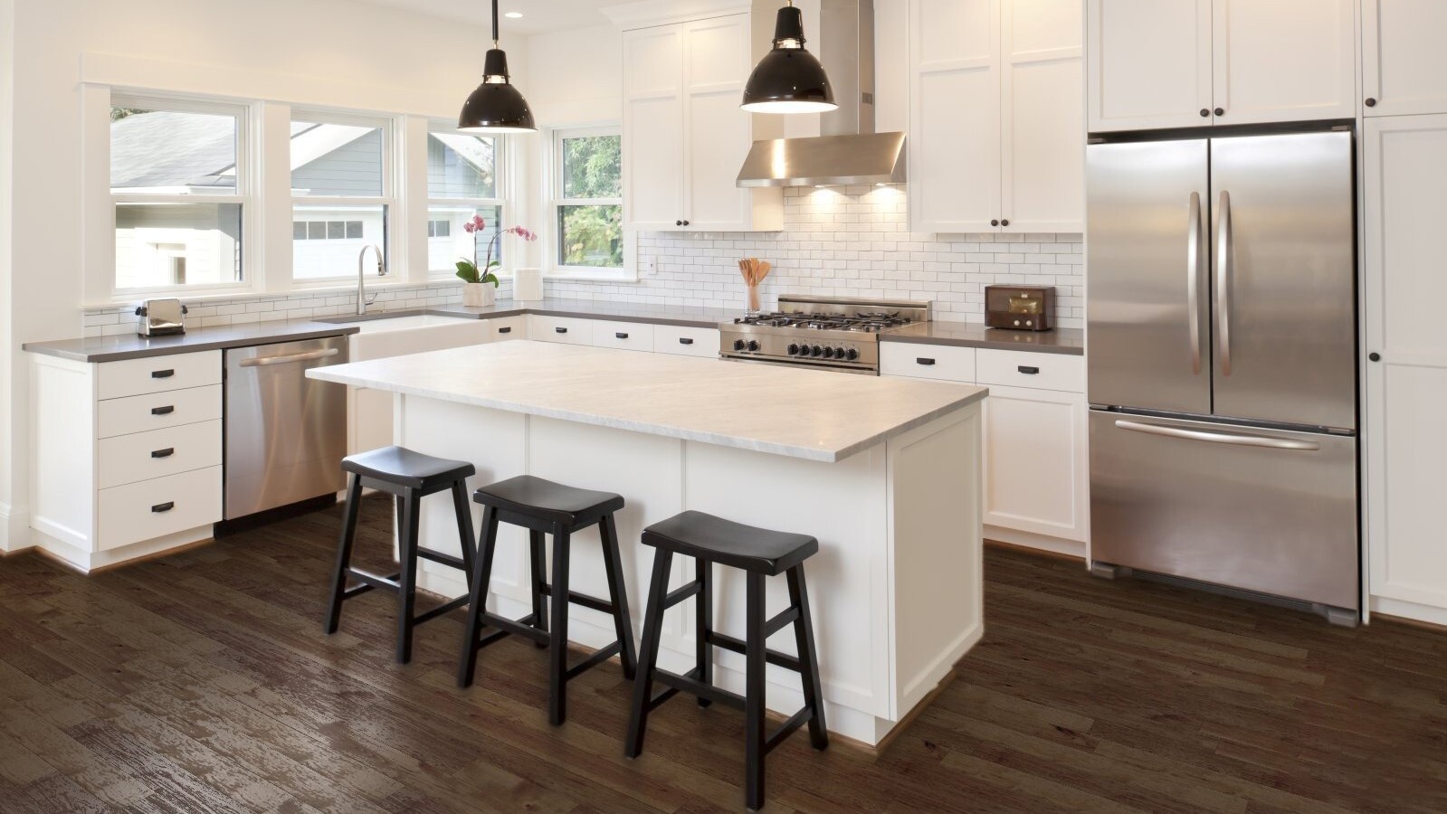 Ultra Matte Finish Hickory Engineered Hardwood Flooring for Sale