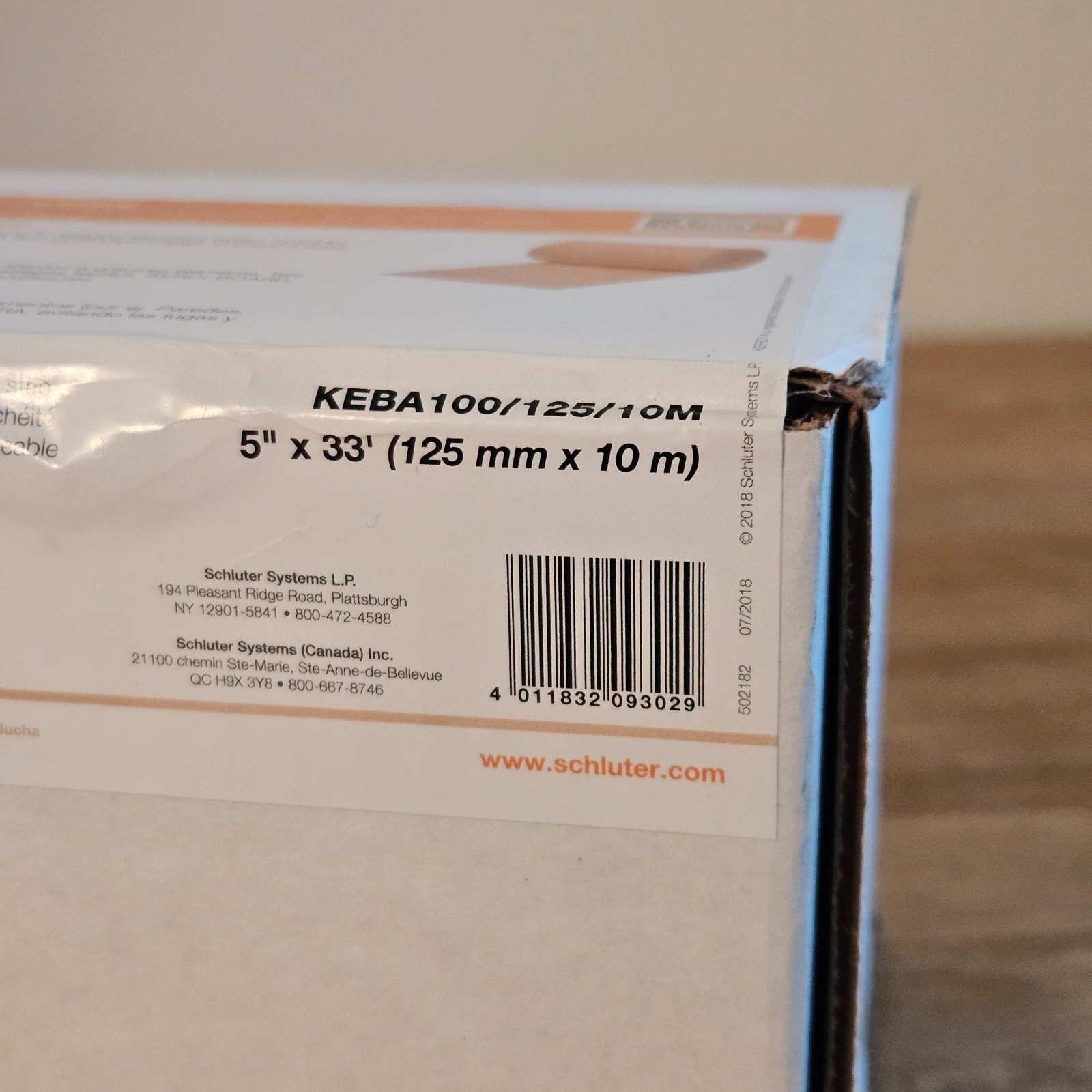 Schluter Kerdi-Band 5 in x 32 ft. 10 in x 4 mil Underlayment Waterproofing Strip