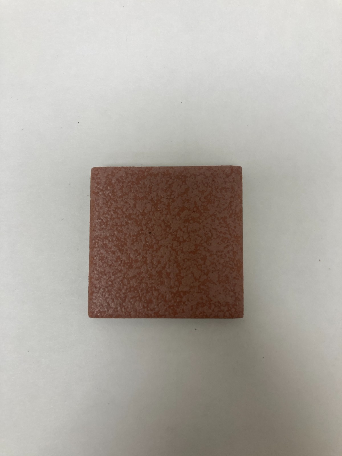 2×2 Tile Textured Rose Clay Red Loose Wall Remodel Ceramic C#98-111 Sample