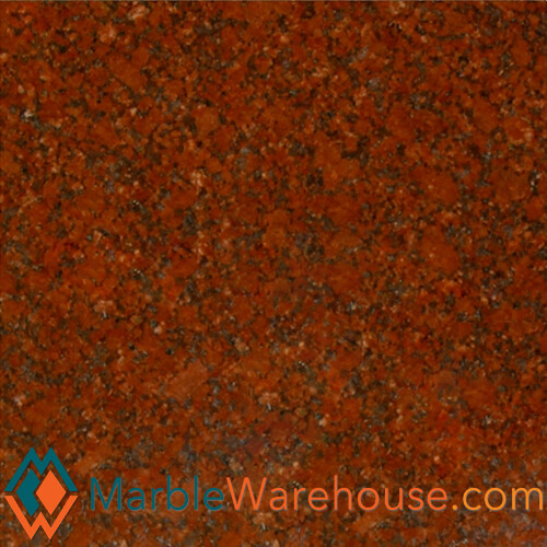 Imperial Red , Ruby Red, Polished Granite Tile 12″x12″ + Free Shipping