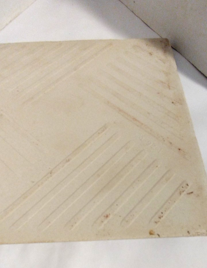 1 Wall Tile US Ceramic 6-1/16″ Square Gloss Snow Off White Vintage 1980-90s