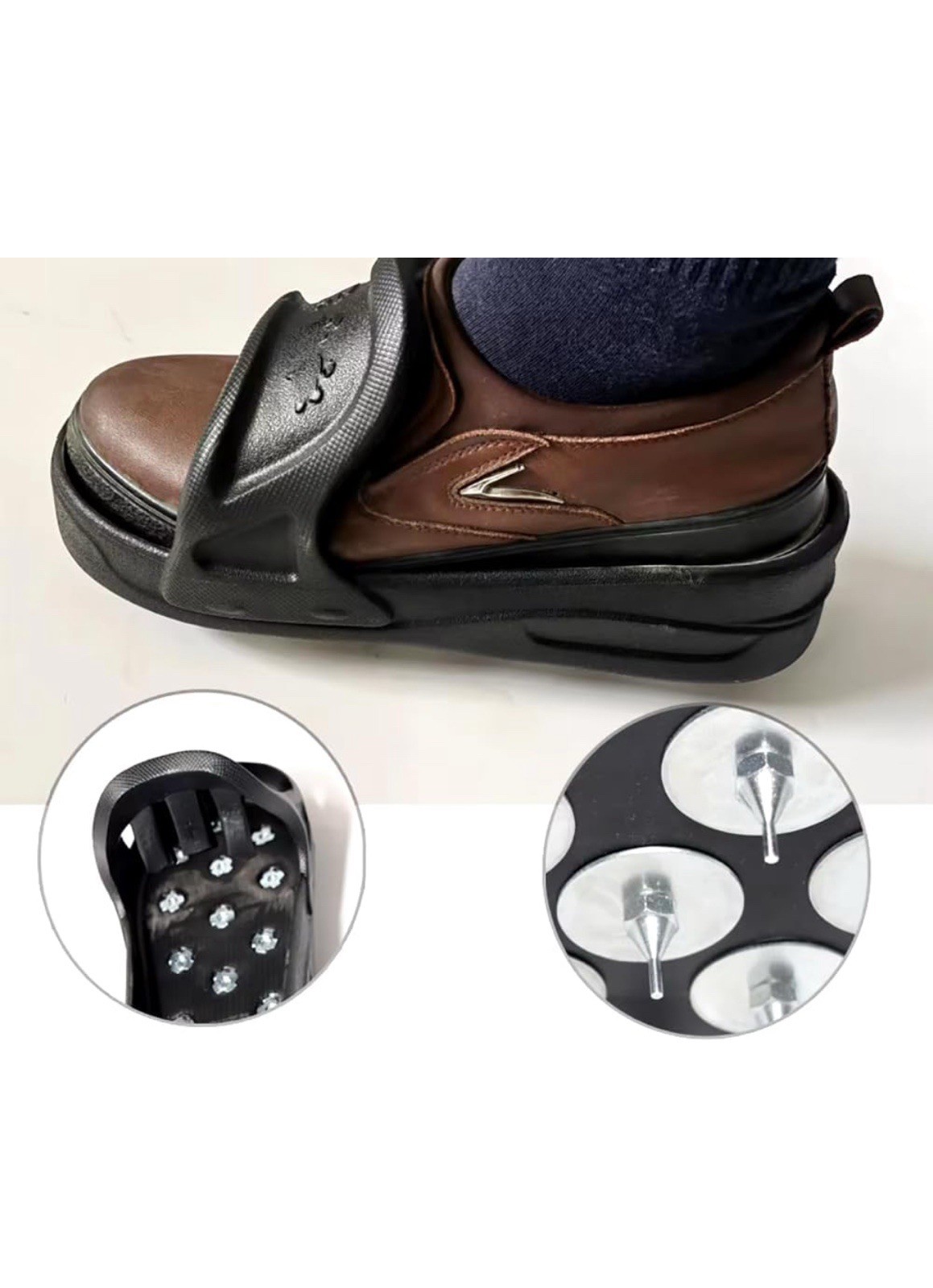 1 Pair Flexible Spiked Shoes for Epoxy Floor Coating Epoxy Paint Self-Leveling