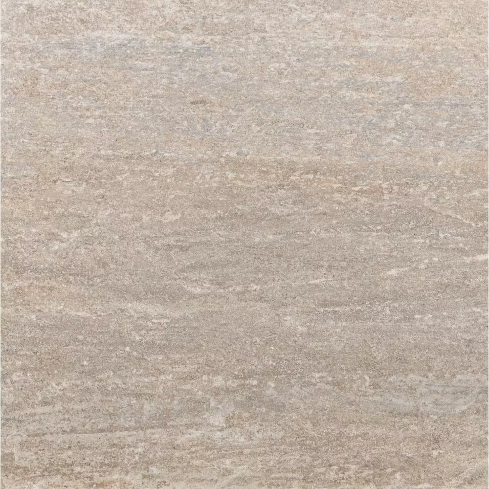 Quartz Beige 2 Cm. X 24 In. X 24 In. Matte Porcelain Stone Look Paver Tile (8 Sq