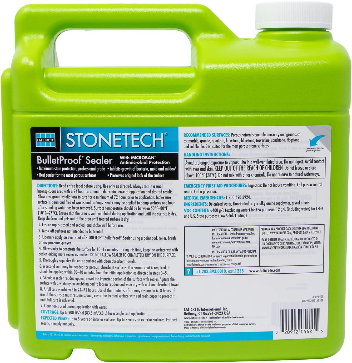 STONETECH Bulletproof Sealer, 1 Gallon (3.8L) Bottle