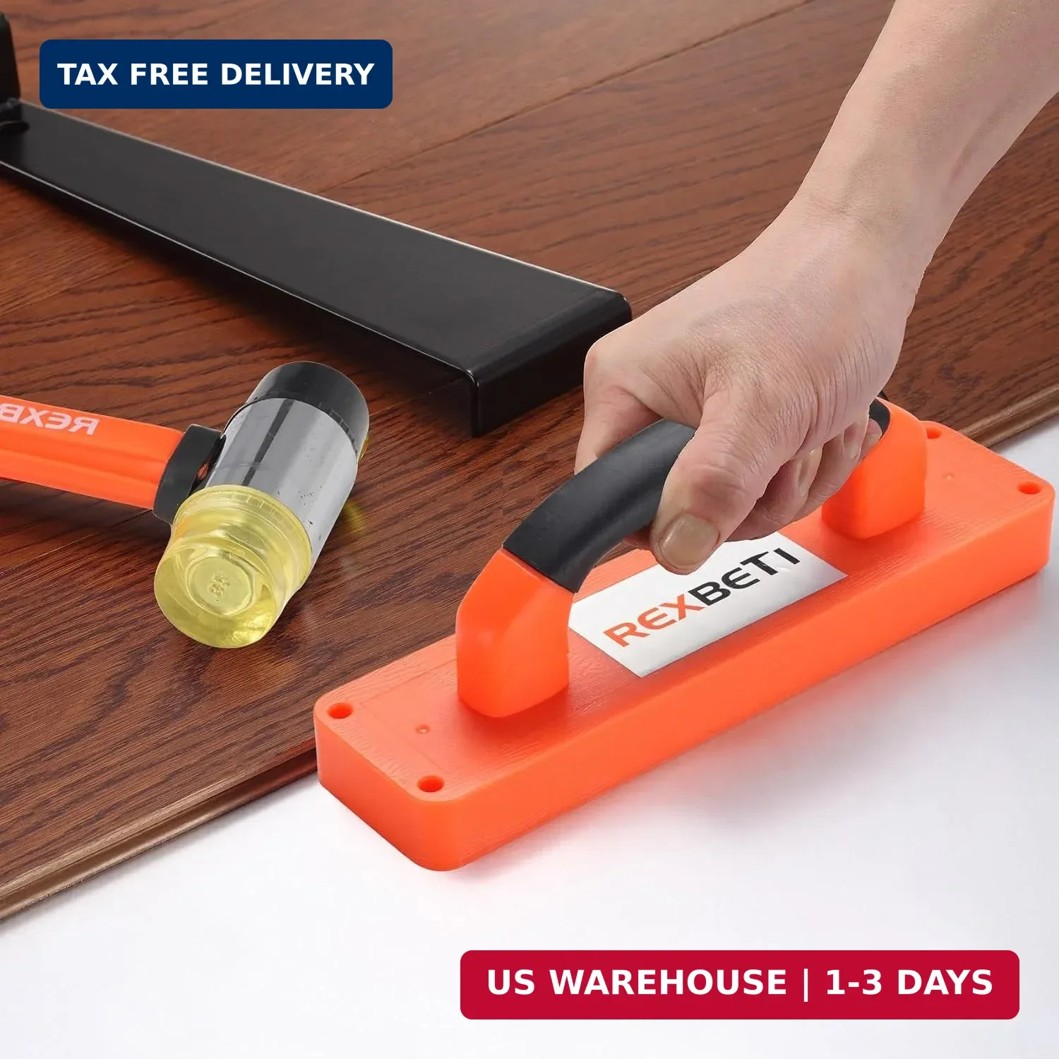REXBETI 43-Piece Upgraded Laminate Flooring Tools, Wood Flooring Installation Ki