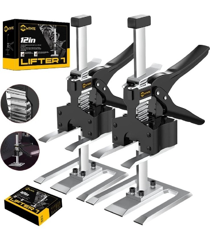 Mtnte brand 12 Inch Lever Arm Lifter Drywall Lift for Wall Tile Locator 2 pcs
