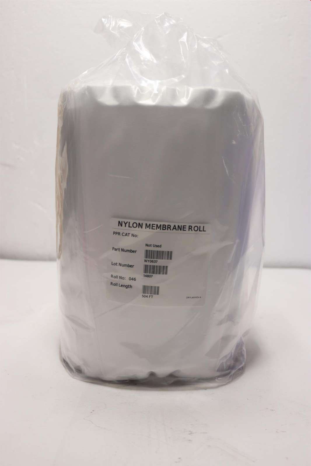 11″ x 504′ Pall Medical Grade Nylon Mesh Filter Membrane Roll P/N NY0637