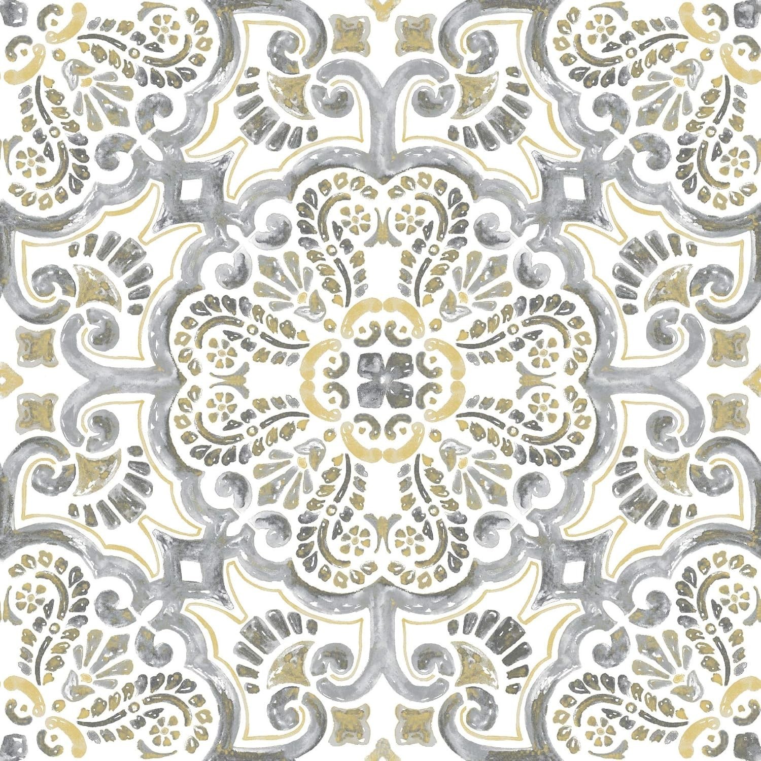 Stylish Antico Peel & Stick 12″ Vinyl Floor Tiles – Easy Installation – 10 Count