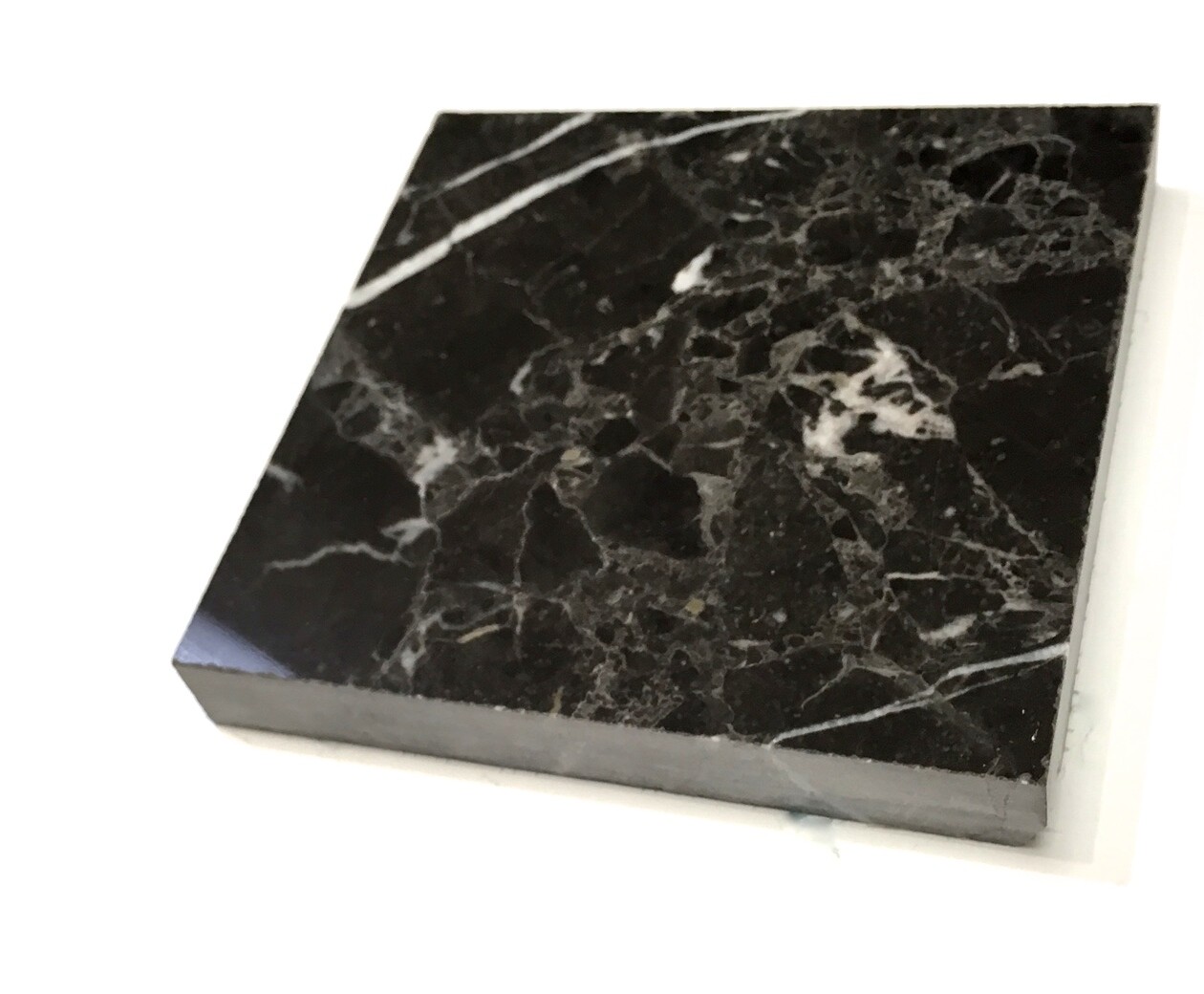 Black Valentino 5 9/16″x5 9/16″ Polished Marble Floor Tile (SOLD PER PIECE)