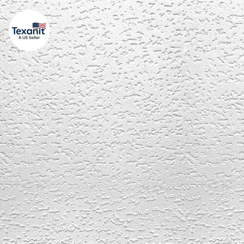 4240 Tivoli Textured Ceiling Tiles,12X12 Inch, Qty 32.