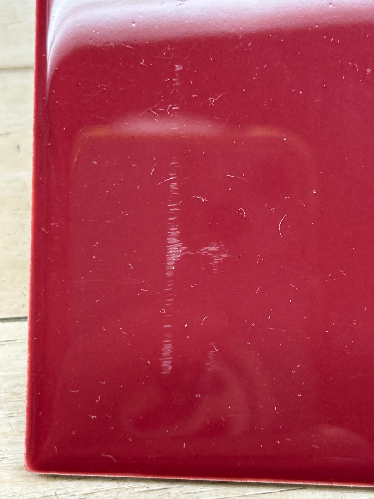 Vintage Lot Of 4 Ceramic Bath/Kitchen Wall Tiles 4.25 Inch Square Burgundy Red