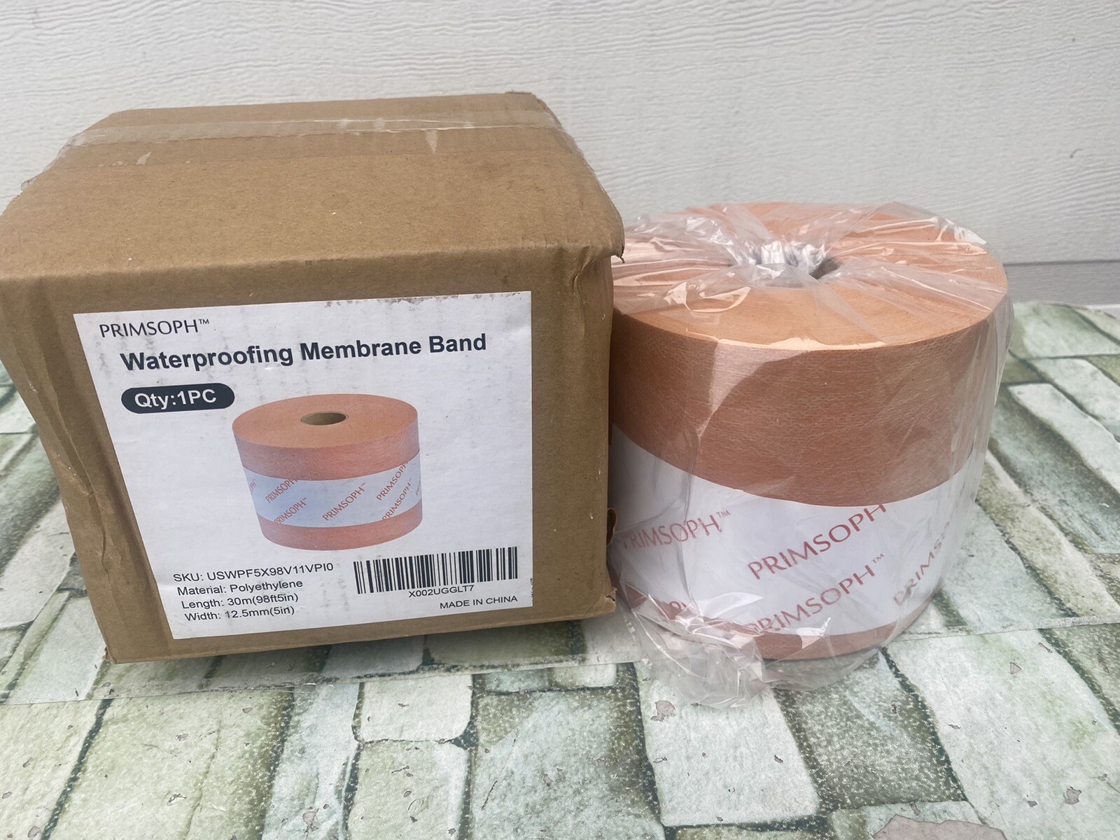 Primsoph Waterproofing Membrane Band, 5in x 98.5ft (12.5mm x 30m) New